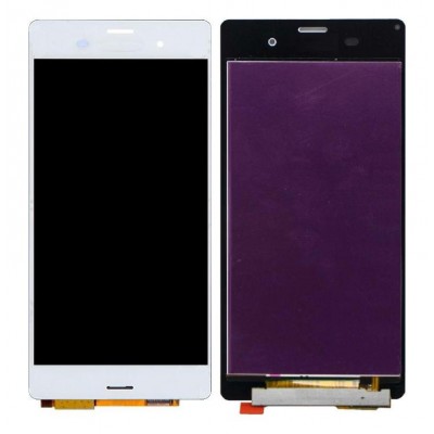 Lcd With Touch Screen For Sony Xperia Z3 Dual D6633 White By - Maxbhi Com