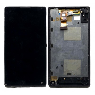 Lcd With Touch Screen For Sony Xperia Zl C6506 Black By - Maxbhi Com