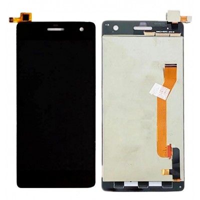 Lcd With Touch Screen For Wiko Highway 4g Black By - Maxbhi Com