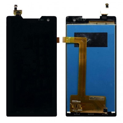 Lcd With Touch Screen For Xolo Q1100 Black By - Maxbhi Com