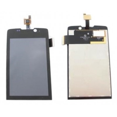 Lcd With Touch Screen For Zte Blade Ii V880 Plus Black By - Maxbhi Com