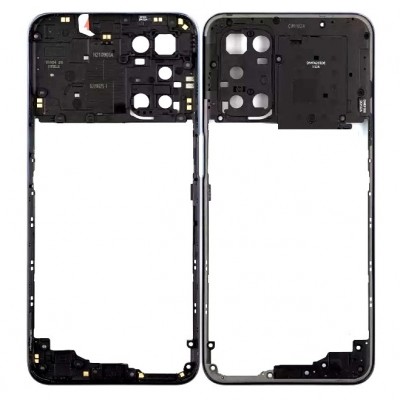 Middle Frame Ring Only For Oppo A74 5g Purple By - Maxbhi Com