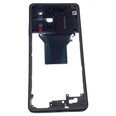 Middle Frame Ring Only For Xiaomi Redmi Note 12 Pro Black By - Maxbhi Com