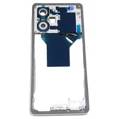 Middle Frame Ring Only For Xiaomi Redmi Note 12 Pro White By - Maxbhi Com
