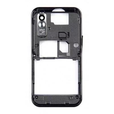 Lcd Frame Middle Chassis For Samsung Avila Black By - Maxbhi Com