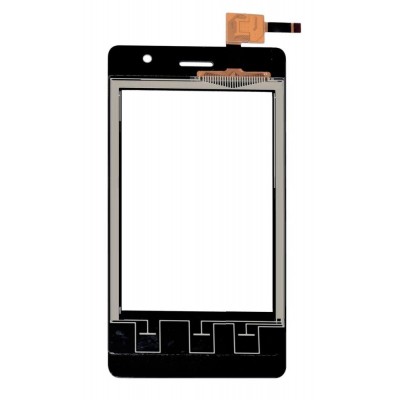 Touch Screen Digitizer For Intex Aqua R3 Plus Black By - Maxbhi Com