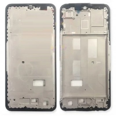 Lcd Frame Middle Chassis For Vivo Y55s 2023 Black By - Maxbhi Com