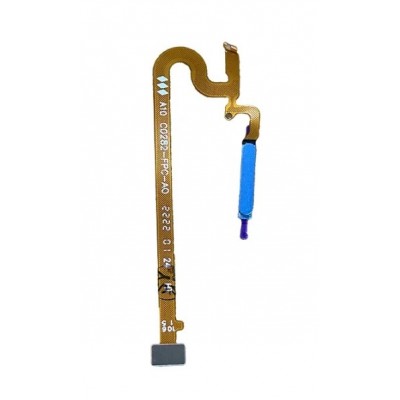 Fingerprint Sensor Flex Cable For Vivo Iqoo U5x Light Blue By - Maxbhi Com