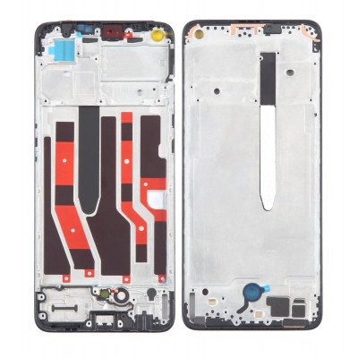 Lcd Frame Middle Chassis For Oppo Reno7 4g Black By - Maxbhi Com