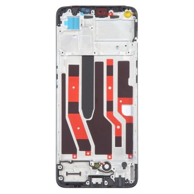 Lcd Frame Middle Chassis For Oppo Reno7 4g Black By - Maxbhi Com