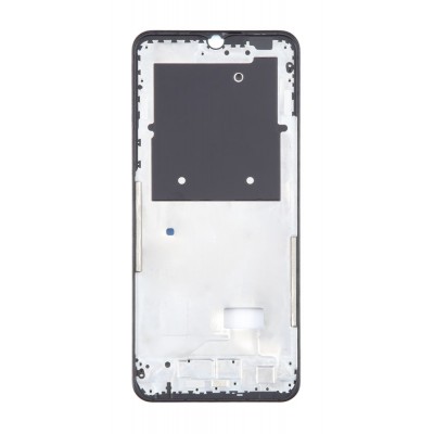 Lcd Frame Middle Chassis For Vivo Y35 5g Black By - Maxbhi Com