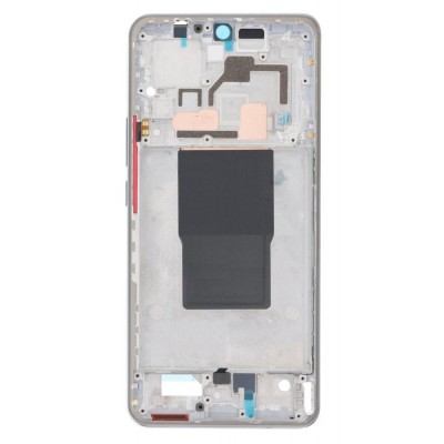 Lcd Frame Middle Chassis For Xiaomi 12t 5g Silver By - Maxbhi Com