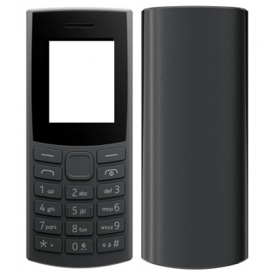Full Body Housing For Nokia 105 4g 2023 Black - Maxbhi Com