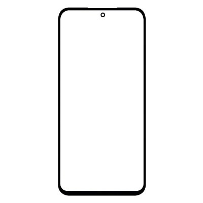 Replacement Front Glass For Samsung Galaxy S23 Fe 5g Black By - Maxbhi Com