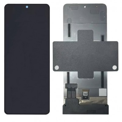 Lcd With Touch Screen For Tecno Phantom V Flip Black By - Maxbhi Com