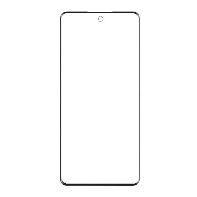 Replacement Front Glass For Itel S23 Plus Black By - Maxbhi Com