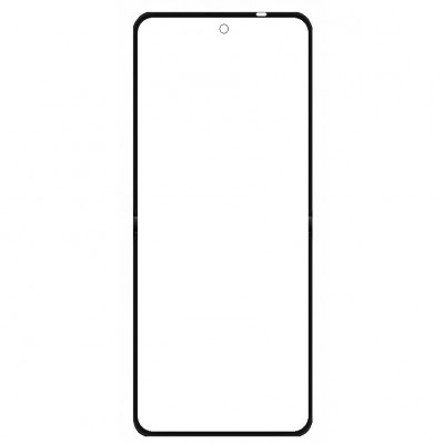 Replacement Front Glass For Tecno Phantom V Flip Purple By - Maxbhi Com