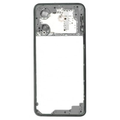 Middle Frame Ring Only For Oppo A58 Black By - Maxbhi Com