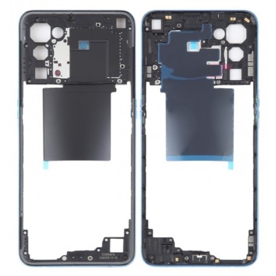 Middle Frame Ring Only For Oppo Reno5 5g Blue By - Maxbhi Com