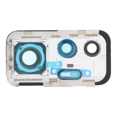 Camera Lens Glass With Frame For Xiaomi 12 Lite 5g Black By - Maxbhi Com