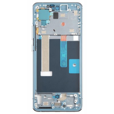Lcd Frame Middle Chassis For Nokia X30 Blue By - Maxbhi Com
