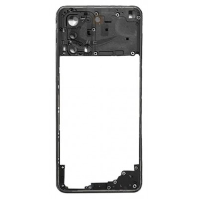 Middle Frame Ring Only For Oppo A95 4g Black By - Maxbhi Com