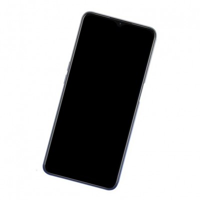 Camera Lens Glass with Frame for Oppo A55 5G Blue