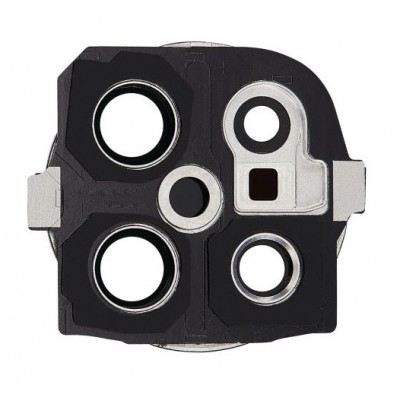 Camera Lens Glass With Frame For Huawei Mate 30 Pro 5g Silver By - Maxbhi Com