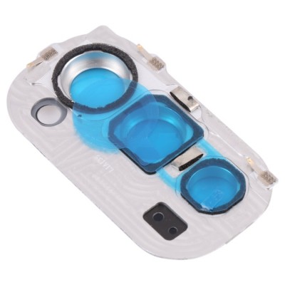 Camera Lens Glass With Frame For Oppo Reno 4 5g White By - Maxbhi Com