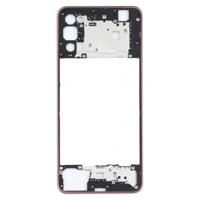 Middle Frame Ring Only For Oppo Reno 4 5g White By - Maxbhi Com