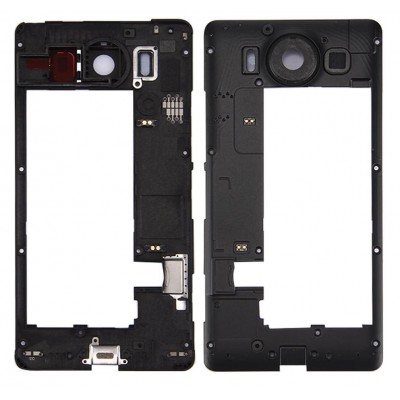 Middle Frame Ring Only For Microsoft Lumia 950 White By - Maxbhi Com