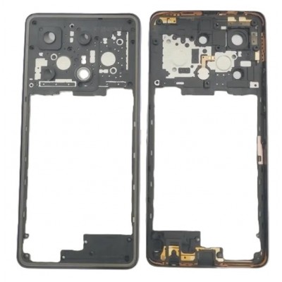 Middle Frame Ring Only For Infinix Note 30 Pro Black By - Maxbhi Com