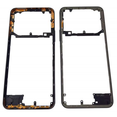 Middle Frame Ring Only For Vivo Y17s Black By - Maxbhi Com