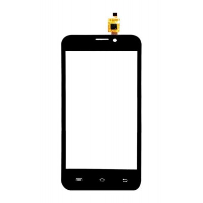 Touch Screen Digitizer For Intex Aqua Q4 Black By - Maxbhi Com
