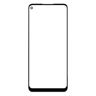 Replacement Front Glass For Oppo A11s Black By - Maxbhi Com