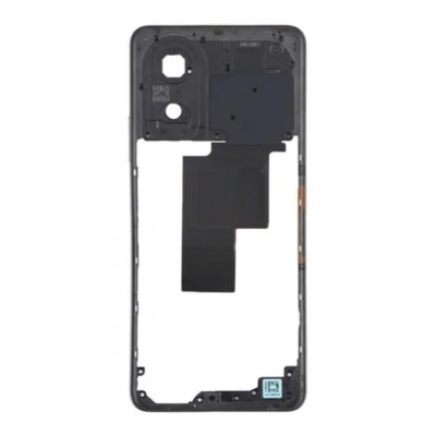 Middle Frame Ring Only For Oppo A58 4g White By - Maxbhi Com