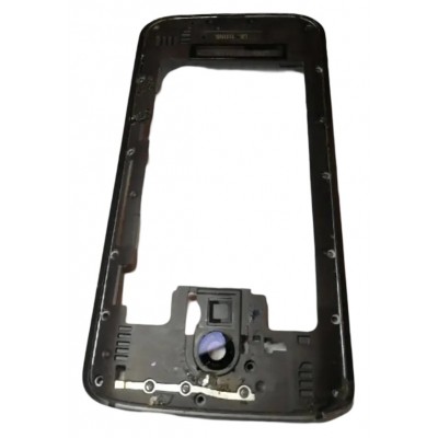 Middle Frame Ring Only For Motorola Droid Turbo 2 Black By - Maxbhi Com