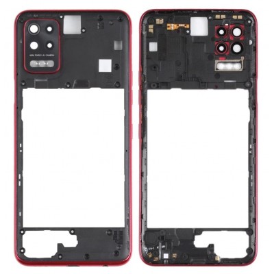 Middle Frame Ring Only For Lg K62 Red By - Maxbhi Com