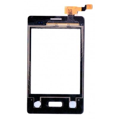Touch Screen Digitizer For Lg Optimus L3 E400 Black By - Maxbhi Com