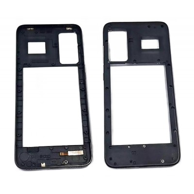 Middle Frame Ring Only For Cubot Note 30 Black By - Maxbhi Com