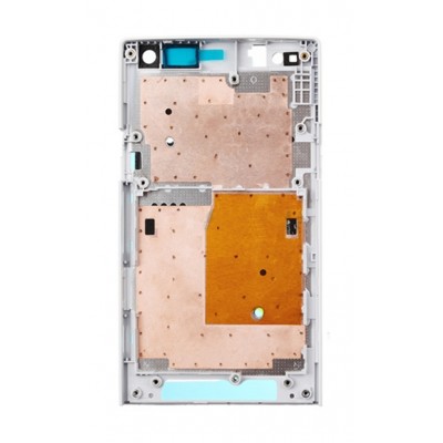 Lcd Frame Middle Chassis For Sony Xperia S Lt26i White By - Maxbhi Com