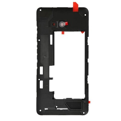 Middle Frame Ring Only For Microsoft Lumia 640 Lte Dual Sim Orange By - Maxbhi Com