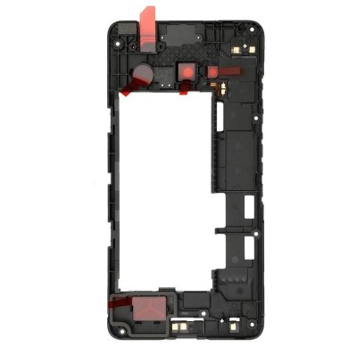 Middle Frame Ring Only For Microsoft Lumia 640 Lte Dual Sim Orange By - Maxbhi Com