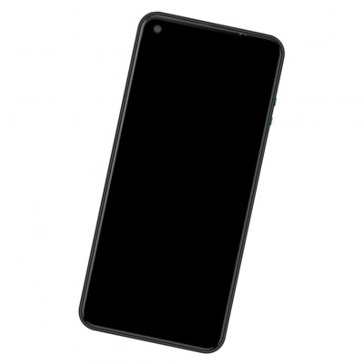 Camera Lens Glass with Frame for Yezz Art 3 Pro Black