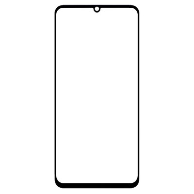 Replacement Front Glass For Realme C53 India Black By - Maxbhi Com