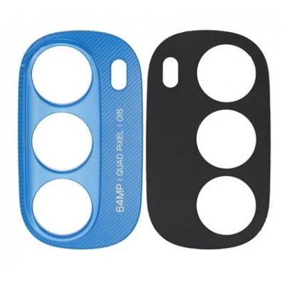 Camera Lens Glass With Frame For Motorola Moto G71 5g Blue By - Maxbhi Com