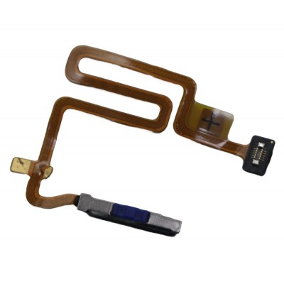 Fingerprint Sensor Flex Cable For Realme C35 Black By - Maxbhi Com