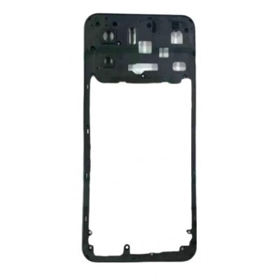 Middle Frame Ring Only For Vivo Y16 Black By - Maxbhi Com