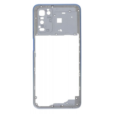 Middle Frame Ring Only For Oppo A54s White By - Maxbhi Com