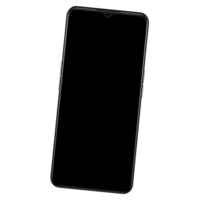 Camera Lens Glass with Frame for Oppo A73 4G Black